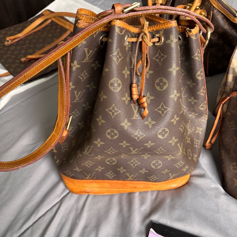 Louis Vuitton Brown Monogram Noe 
Gm size